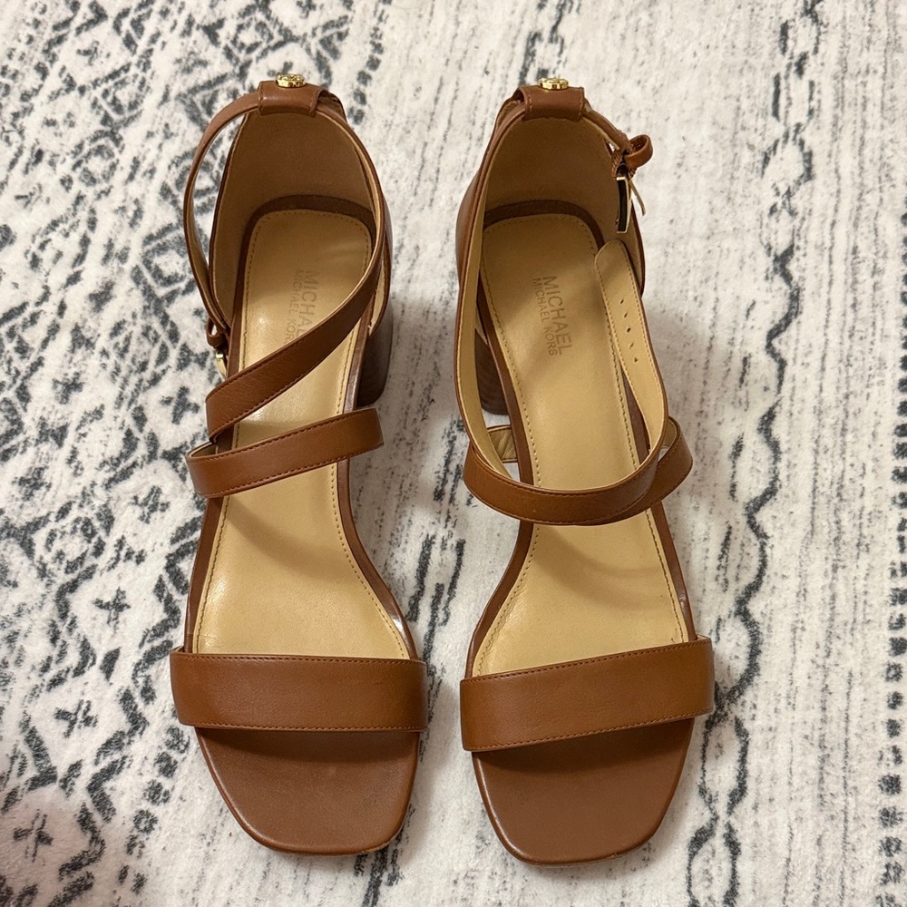 Michael Kors Tan Strappy Heels